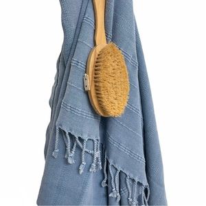 Turkish towel, Stonewashed, Blue